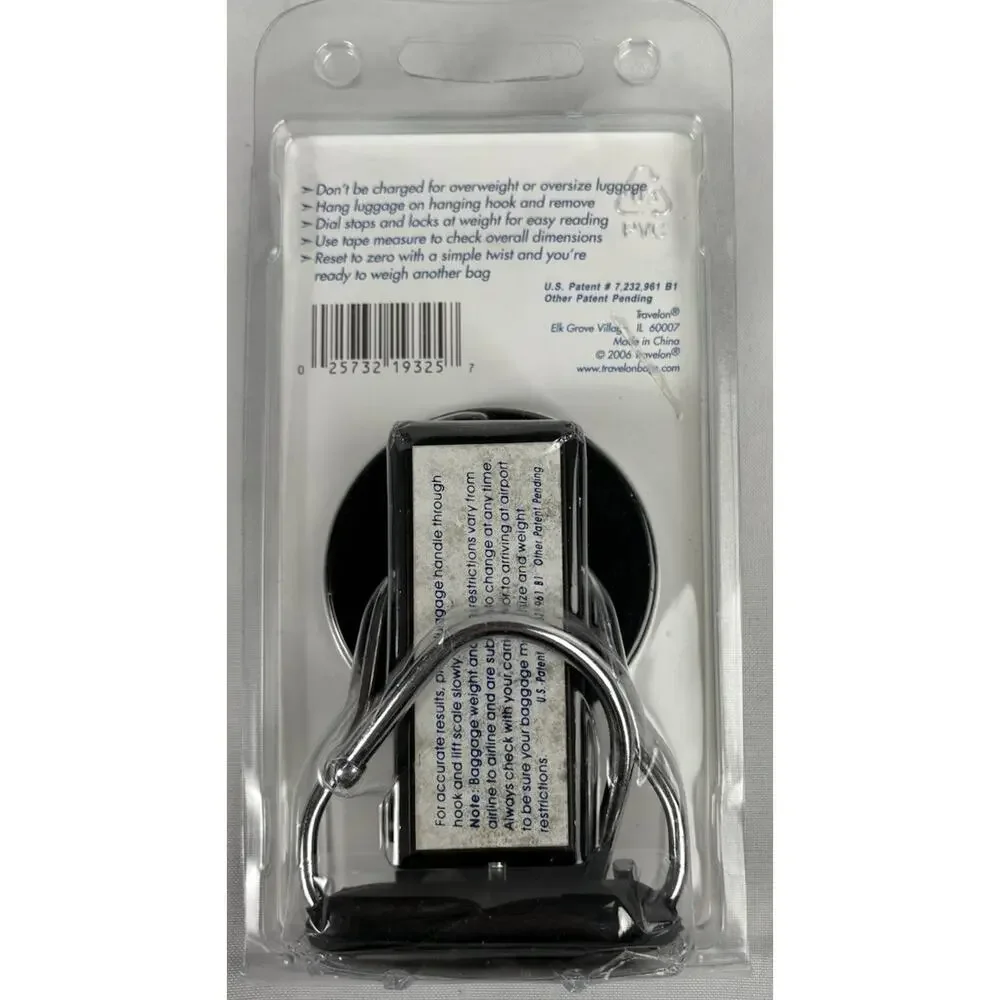 Travelon luggage Scale & Lock With Tape Measurer